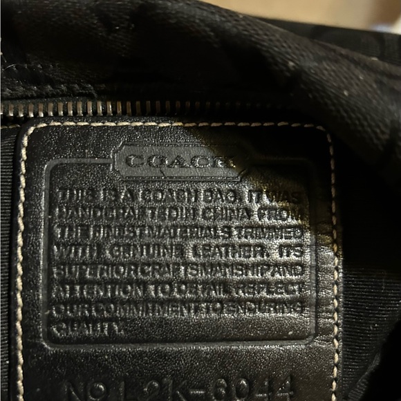 Coach Small Monogram Canvas Handbag - Picture 5 of 6